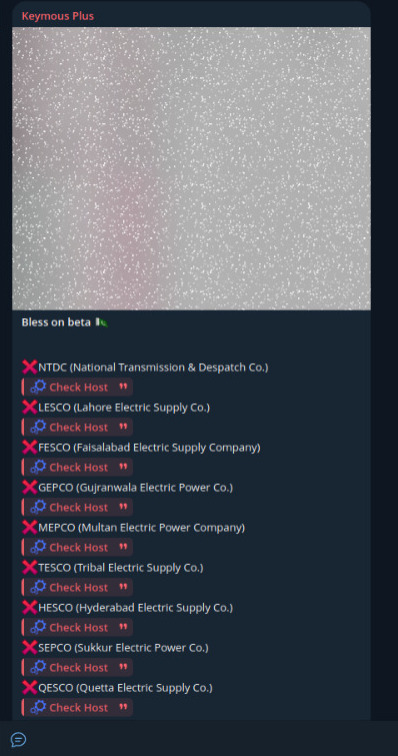 Keymous Plus针对Sukkur电气Power公司网站