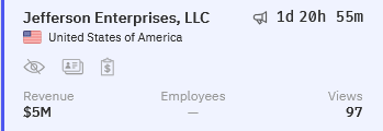 Jefferson Enterprises，LLC涉嫌数据外泄