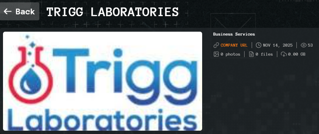 Trigg Labs成为Qilin勒索软件的受害者