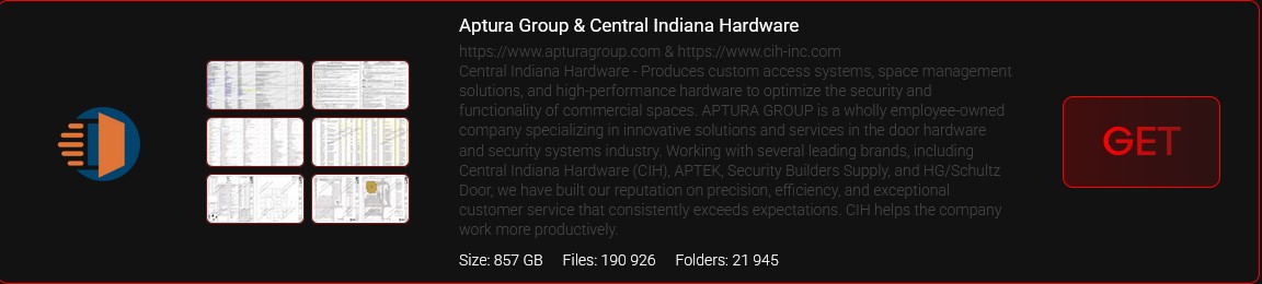 APTURA GROUP和CIH成为INTERLOCK勒索软件的受害者