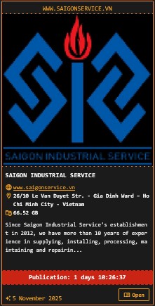 西贡工业服务J.S.C成为DragonForce勒索软件的受害者