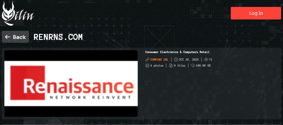 Renaissance Network Reinvent成为Qilin勒索软件的受害者