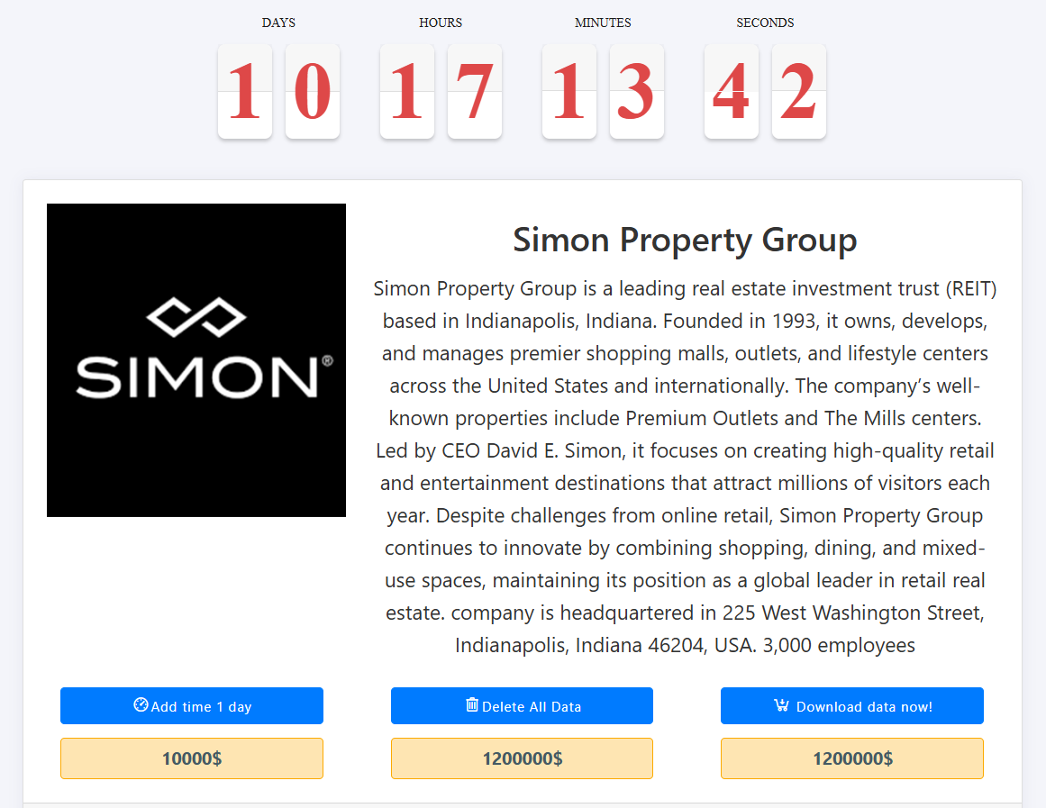 Simon Property Group成为MEDUSA勒索软件的受害者