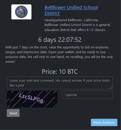 贝尔弗劳尔联合学区成为RHYSIDA勒索软件的受害者