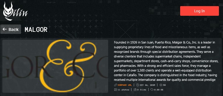 Malgor&Co.成为Qilin勒索软件的受害者