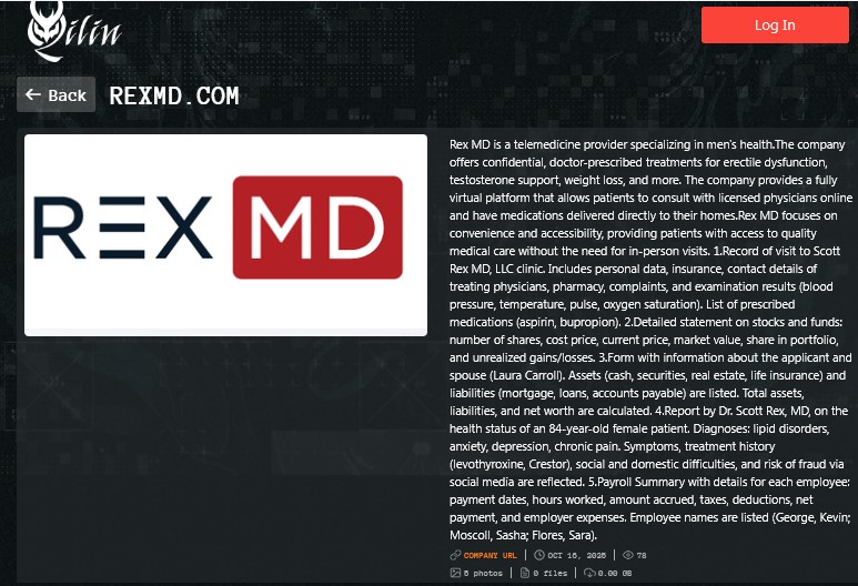REX MD成为Qilin勒索软件的受害者