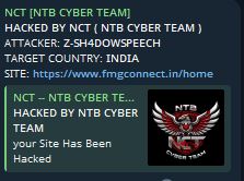 NCT[NTB CYBER TEAM]瞄准FMG Connect网站