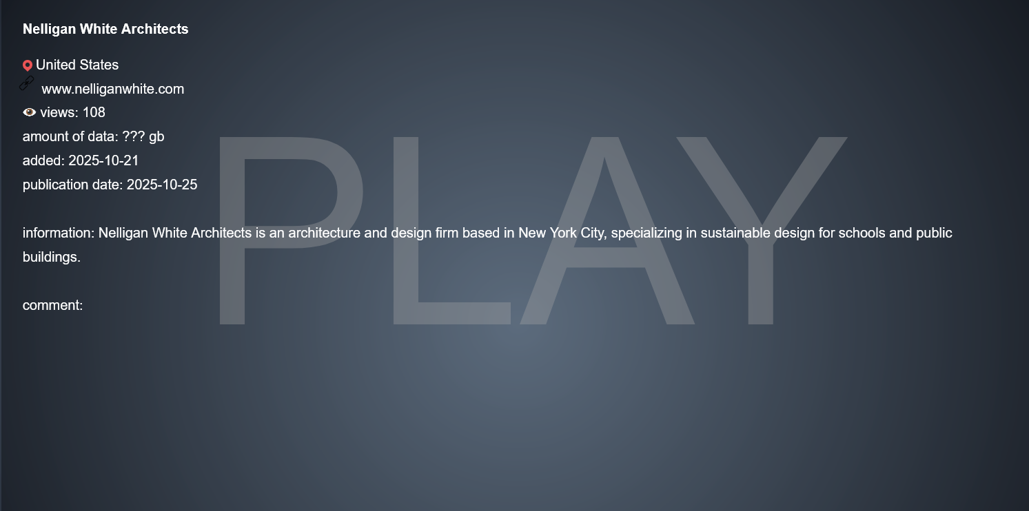Nelligan White Architects成为PLAY勒索软件的受害者