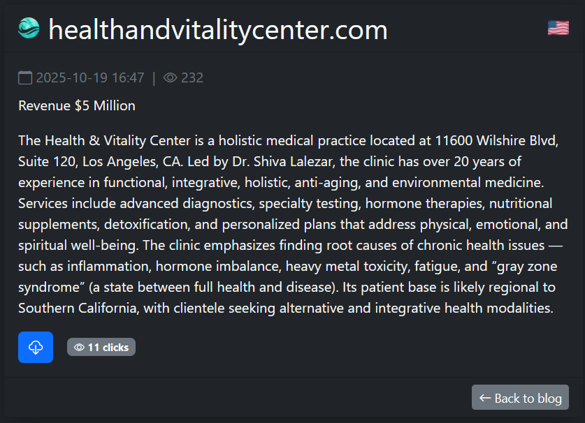 healthandvitalitycenter成为SAFEPAY勒索软件的受害者