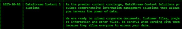 DataStream Content Solutions成为akira勒索软件的受害者