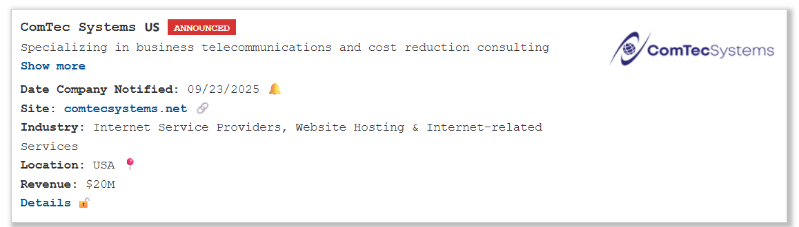 ComTec Systems成为PEAR勒索软件的受害者