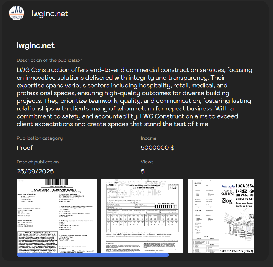 LWG Construction Inc.成为LYNX勒索软件的受害者