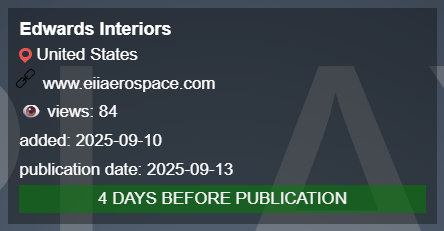 Edwards Interiors Inc.成为PLAY勒索软件的受害者