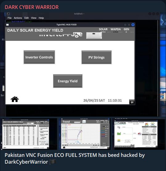 巴基斯坦VNC Fusion生态燃料SYSTEM涉嫌泄露
