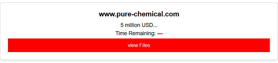 Pon Pure Chemicals Group成为DEVMAN 2.0勒索软件的受害者