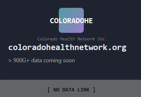 科罗拉多健康网络涉嫌数据外泄