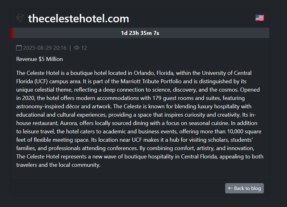 Celeste Hotel成为SAFEPAY勒索软件的受害者