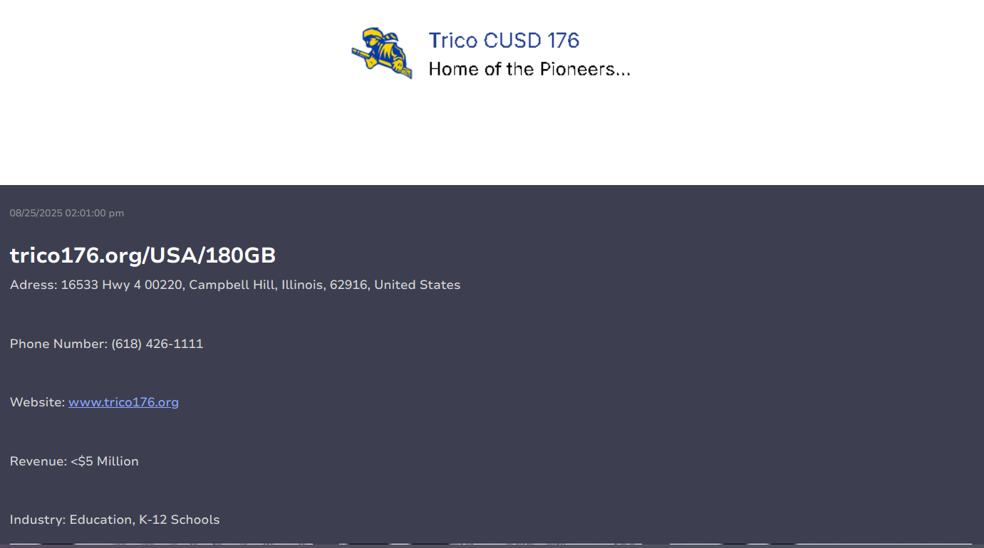 Trico cusd 176成为Kairos勒索软件的受害者