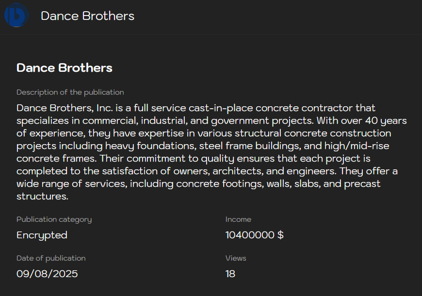Dance Brothers、Inc.成为Sinobi勒索软件的受害者