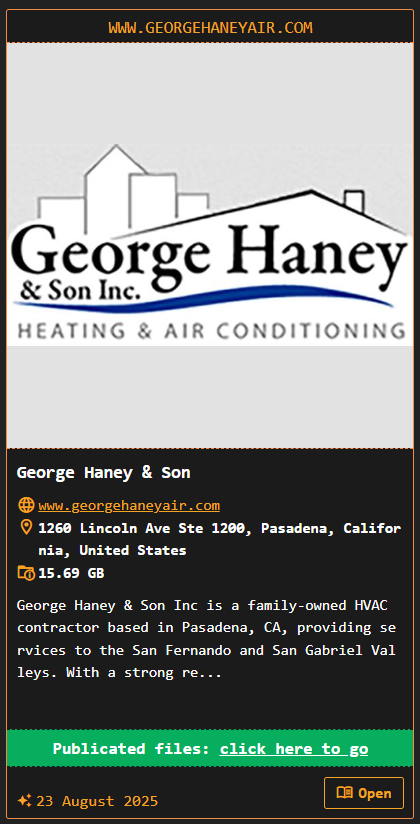 INC.George Haney&Son成为DragonForce勒索软件的受害者