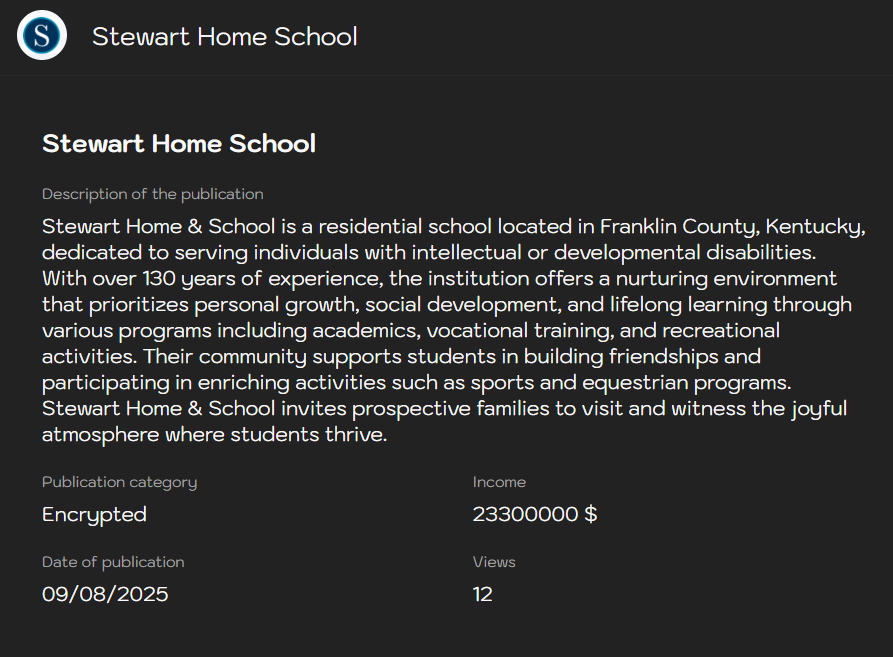 Stewart Home&School成为Sinobi勒索软件的受害者