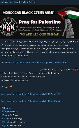 Moroccan Black Cyber Army瞄准新American安全中心网站