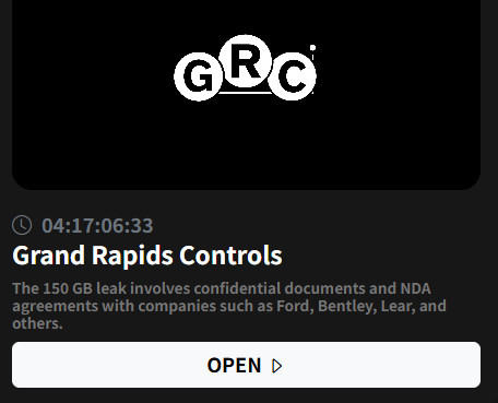 Grand Rapids Controls Co成为ANUBIS勒索软件的受害者