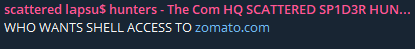 涉嫌Web Shell访问Zomato服务器
