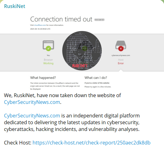 RuskiNet瞄准Cyber安全新闻网站