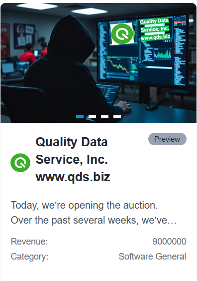 Quality Data Service Inc成为Black Nevas勒索软件的受害者