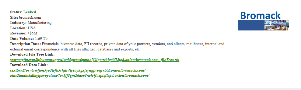 Bromack成为PEAR勒索软件的受害者
