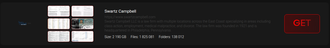 Swartz Campbell将victim归咎于INTERLOCK勒索软件