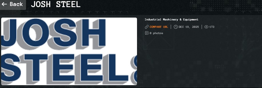 Josh Steel Co victim落入Qilin勒索软件手中