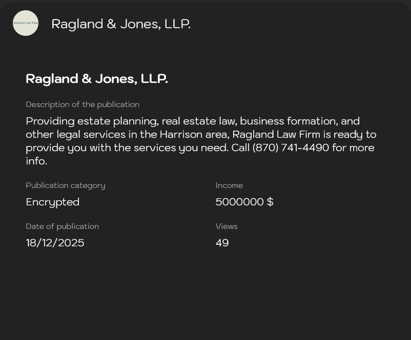 Ragland Law Firm，LLC将victim归咎于Sinobi勒索软件