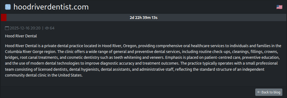 Hood River Dental将victim降至SAFEPAY勒索软件