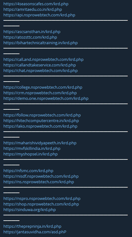 Pharaoh’s Team Channel瞄准NS Pro WebTech网站