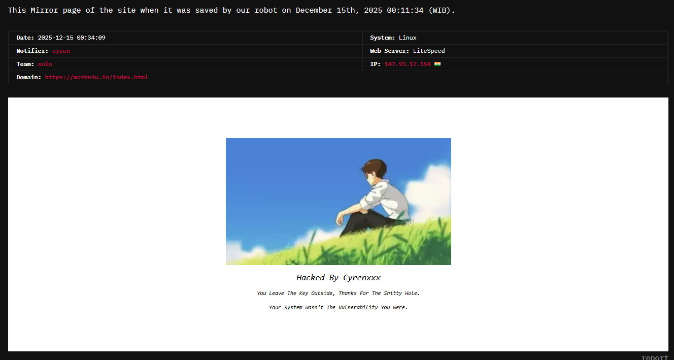 Solo瞄准Works4U网站