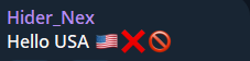 Hider_Nex声称瞄准美国
