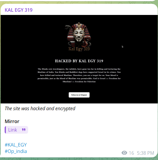 KAL EGY 319瞄准Hari Vijay Crackers网站