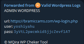 涉嫌泄露Bramic Industries的WordPress admin凭据