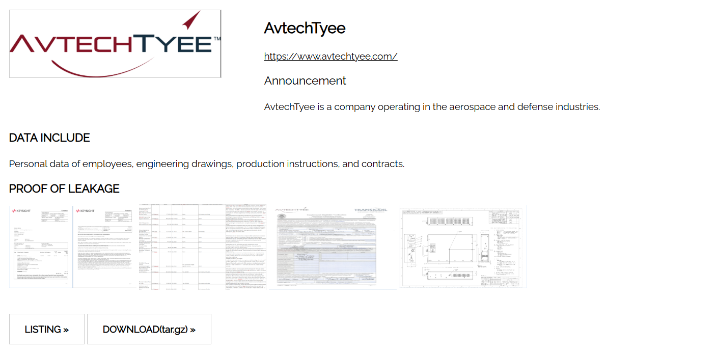 AvtechTyee成为Nitrogen勒索软件的受害者