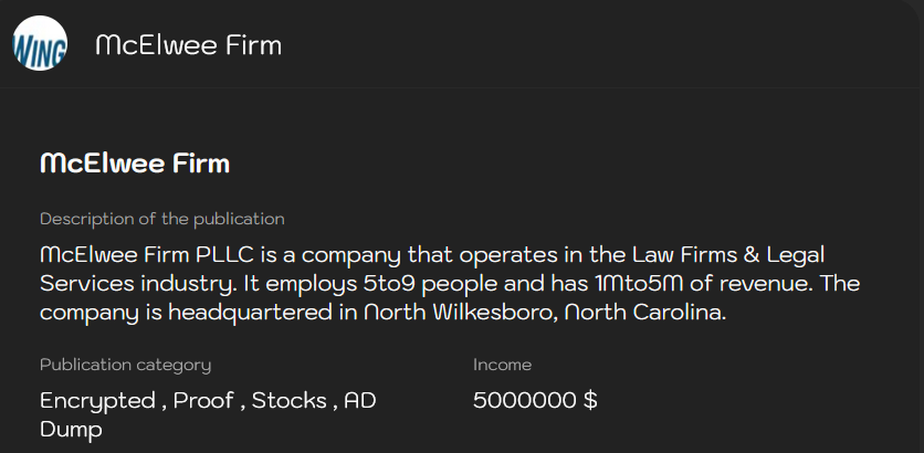 McElwee律师事务所成为LYNX勒索软件的受害者