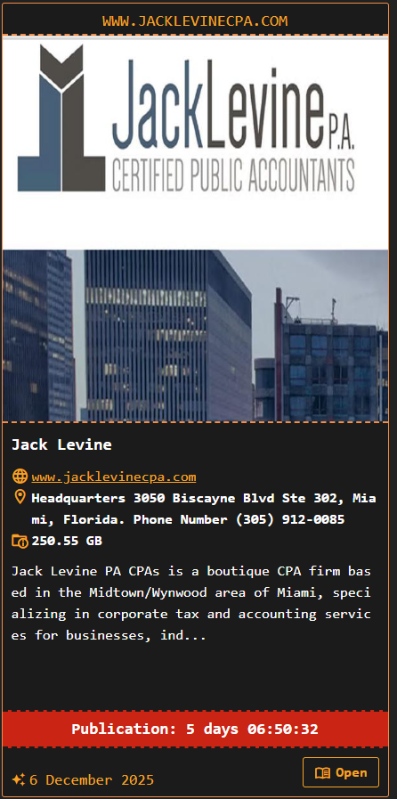 JACK·莱文P.A.成为DragonForce勒索软件的受害者