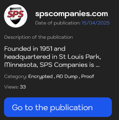 SPS Companies,Inc成为LYNX勒索软件的受害者