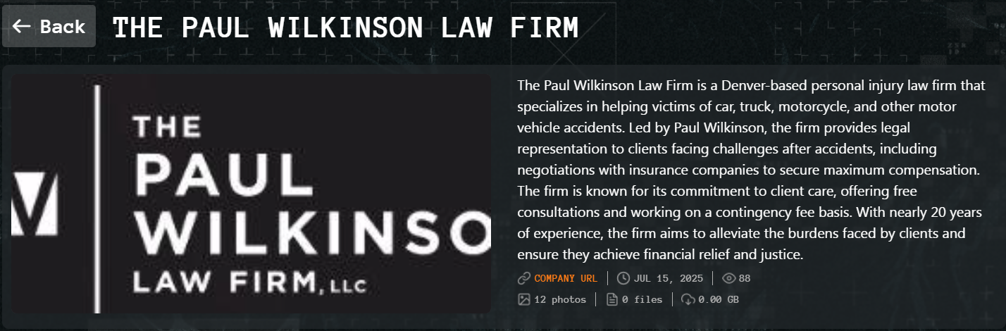 Paul Wilkinson律师事务所成为Qilin勒索软件的受害者