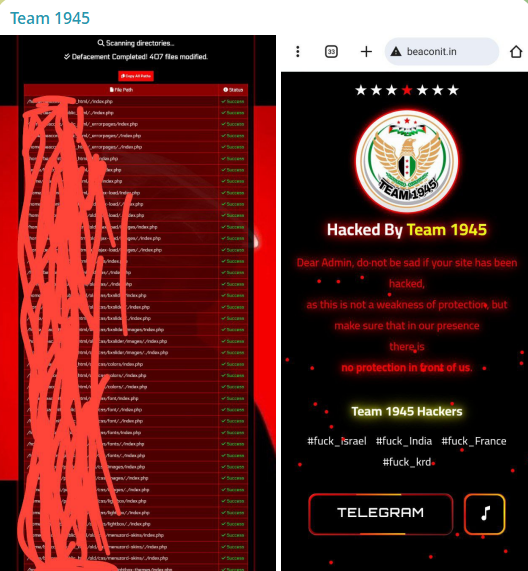 Team 1945瞄准Beacon计算机教育与技术服务网站