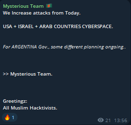Mysterious Team Bangladesh声称针对美国、以色列和several阿拉伯国家