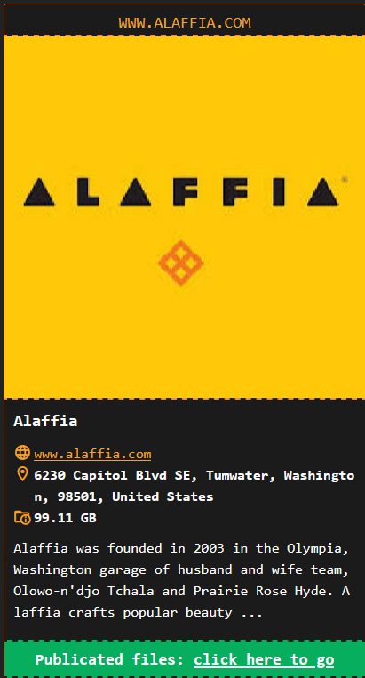 Alaffia成为DragonForce勒索软件的受害者