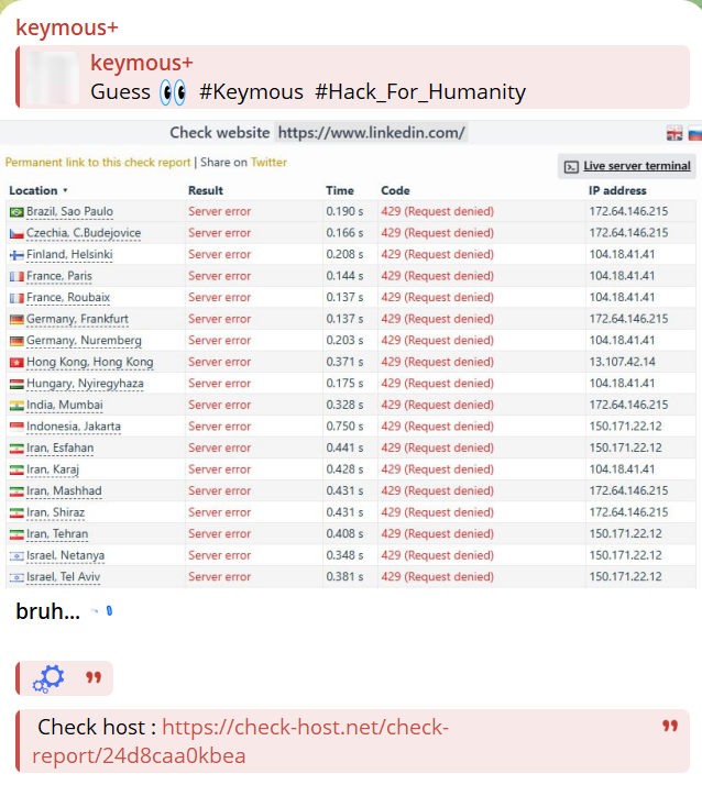 Keymous瞄准LinkedIn网站