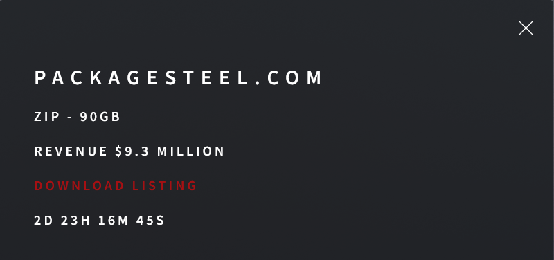 Package Steel Systems，Inc成为SAFEPAY勒索软件的受害者